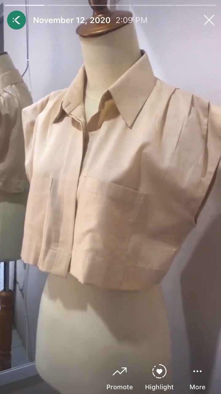 Crop Top Linen